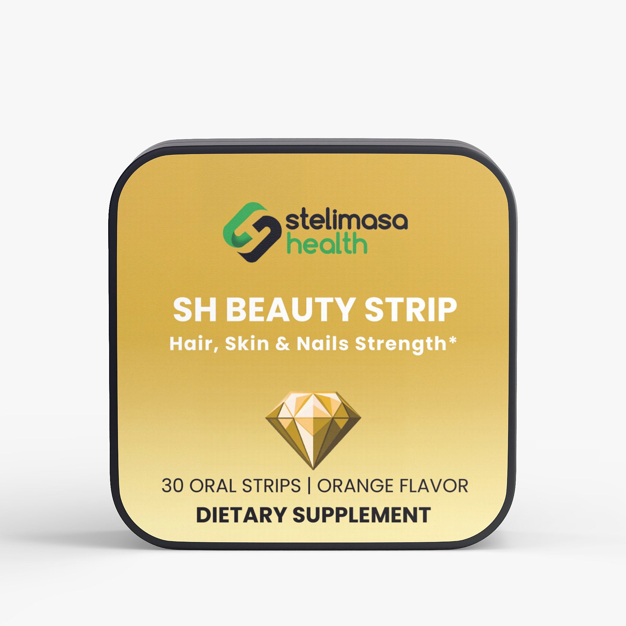 SH Beauty Strip 3-Pack biotin hair skin and nails oral strips, 90 day supply