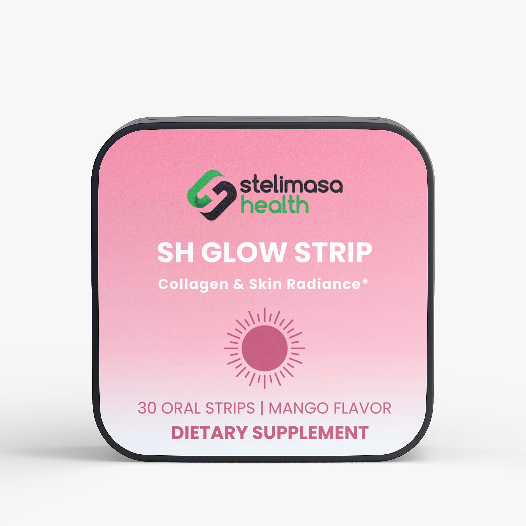 SH Glow Strip 3-Pack collagen and vitamin E oral strips, 90 day supply