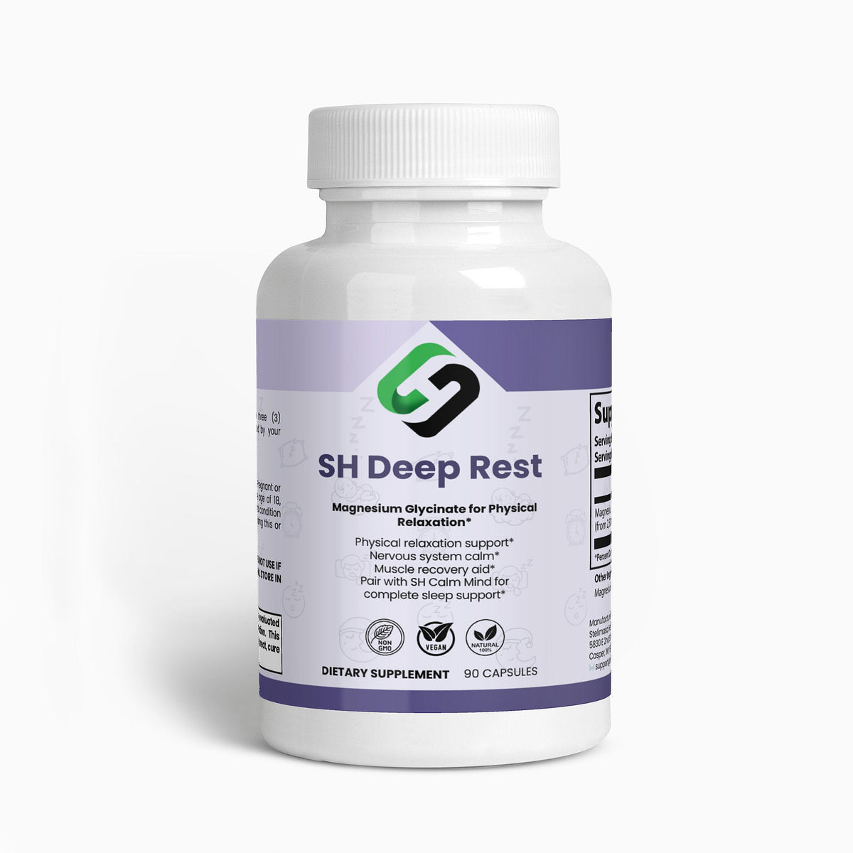 SH Deep Rest 2-Pack | Magnesium Glycinate for Sleep & Relaxation – Stelimasa Health